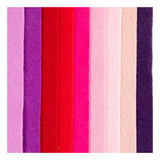 Creativ company hobby felt, A4, sheet 210x297 mm, thickness 2 mm, purple pink harmony, 10 pieces in a box