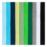 Creativ company hobby felt, A4, sheet 210x297 mm, thickness 2 mm, blue-green harmony, 10 pieces in a box