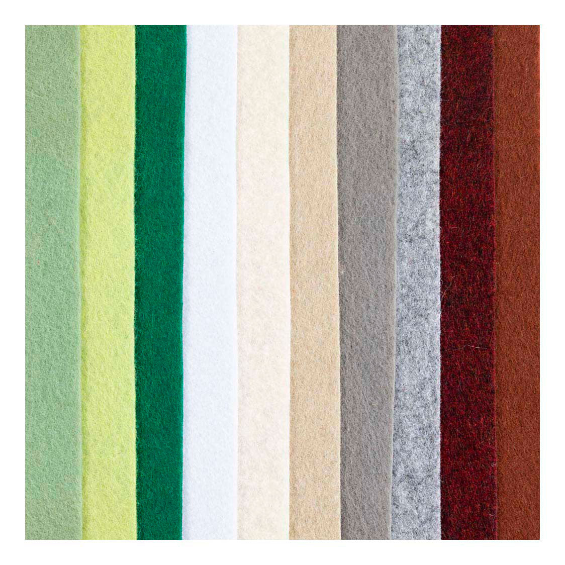 Creativ company hobby felt, A4, sheet 210x297 mm, thickness 2 mm, natural, 10 pieces in a box