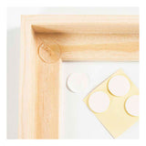 Creativ company gespannen canvas met lijst, afm 15,8x23,8 cm, 280 gr, wit, 1 stuk