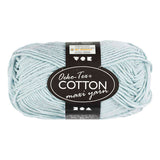 Creativ company cotton yarn, size 8 8, l: 80-85 m, soft blue, 50 g 1 ball
