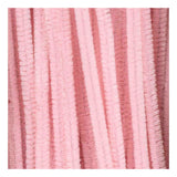 Creativ company chenille, l: 30 cm, thickness 6 mm, pink, 50 pieces 1 box