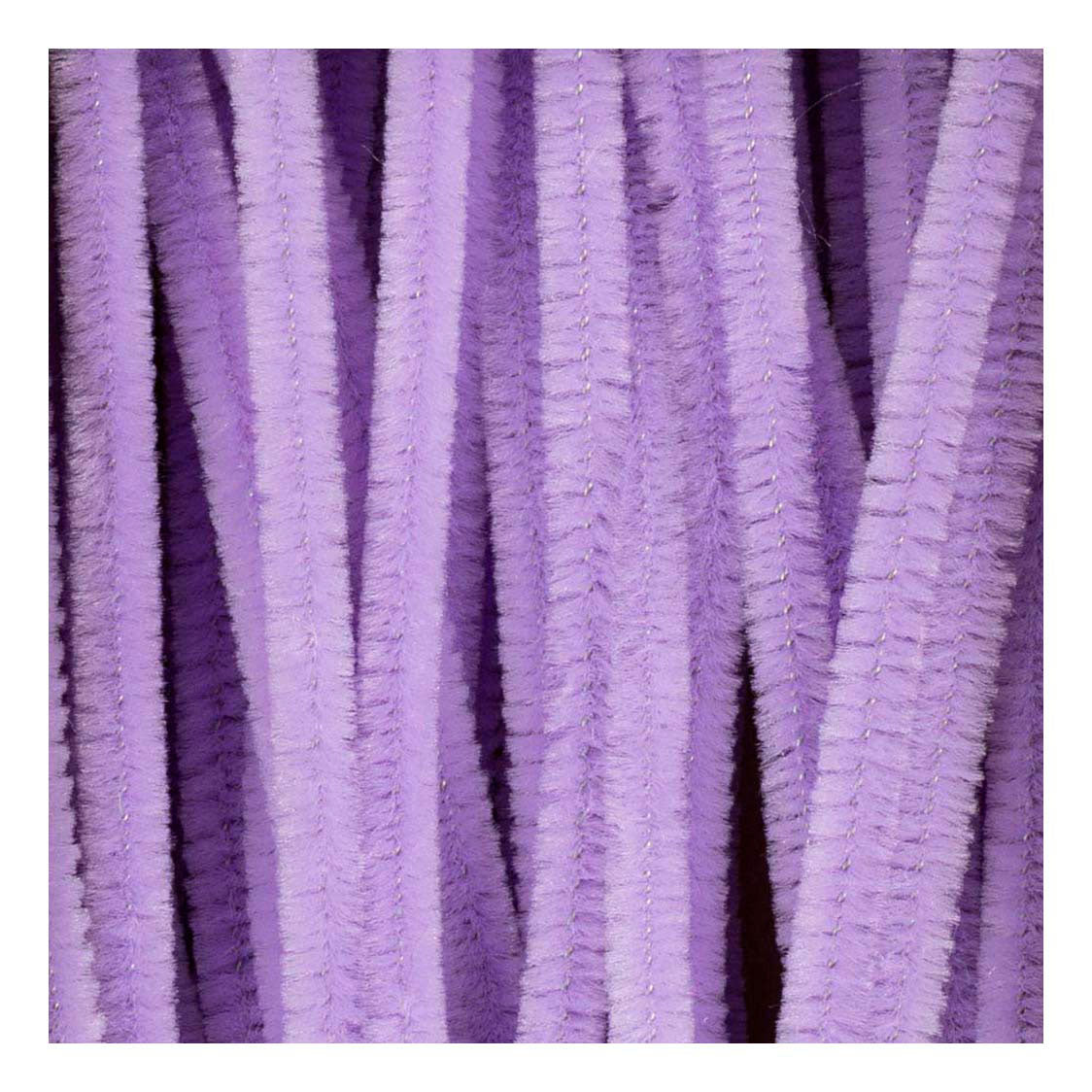 Creativ company chenille, l: 30 cm, thickness 6 mm, purple, 50 pieces 1 box