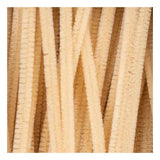 Creativ company chenille, l: 30 cm, thickness 6 mm, beige, 50 pieces 1 box