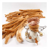 Creativ company chenille, l: 30 cm, thickness 6 mm, beige, 50 pieces 1 box