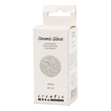 Creativ company keramiek glazuur, 984-1101 °c, dekkend, white, 60 ml 1 fles