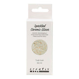 Creativ company spættet keramisk glasur, 999-1060 °c, uigennemsigtig, stødtænd stødtænd, 60 ml 1 flaske