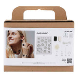 Creativ company mini hobby set jewelry, roses, black, black and white, white, 1 box