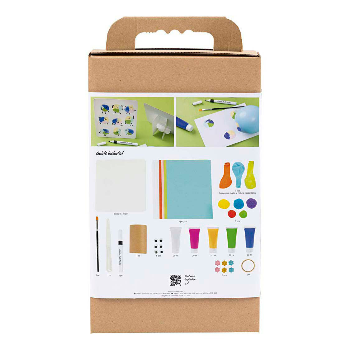 Creativ company hobbyset schilderen, diverse kleuren, 1 doos
