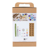 Creativ company hobbyset bloemen van eierdozen, pastelkleuren, 1 doos