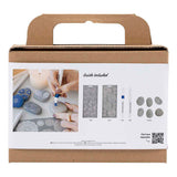 Creativ company mini hobby set stone decoration, blue, 1 box