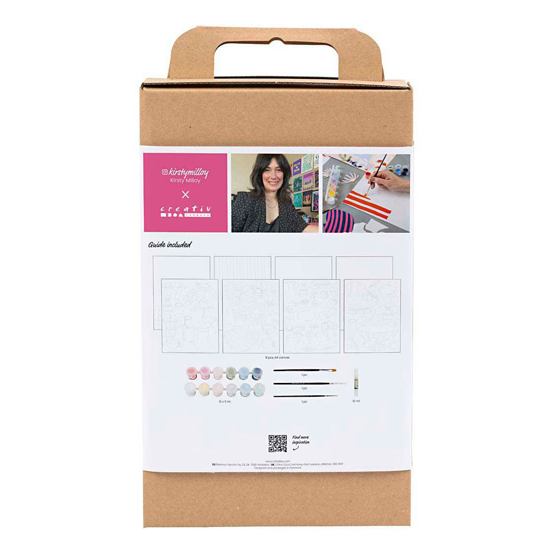 Creativ company hobbyset kleuren, collage, 1 doos