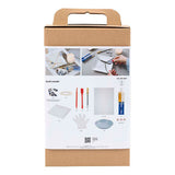 Creativ company hobbyset kintsugi, schaal, blauw, goud, wit, 1 doos