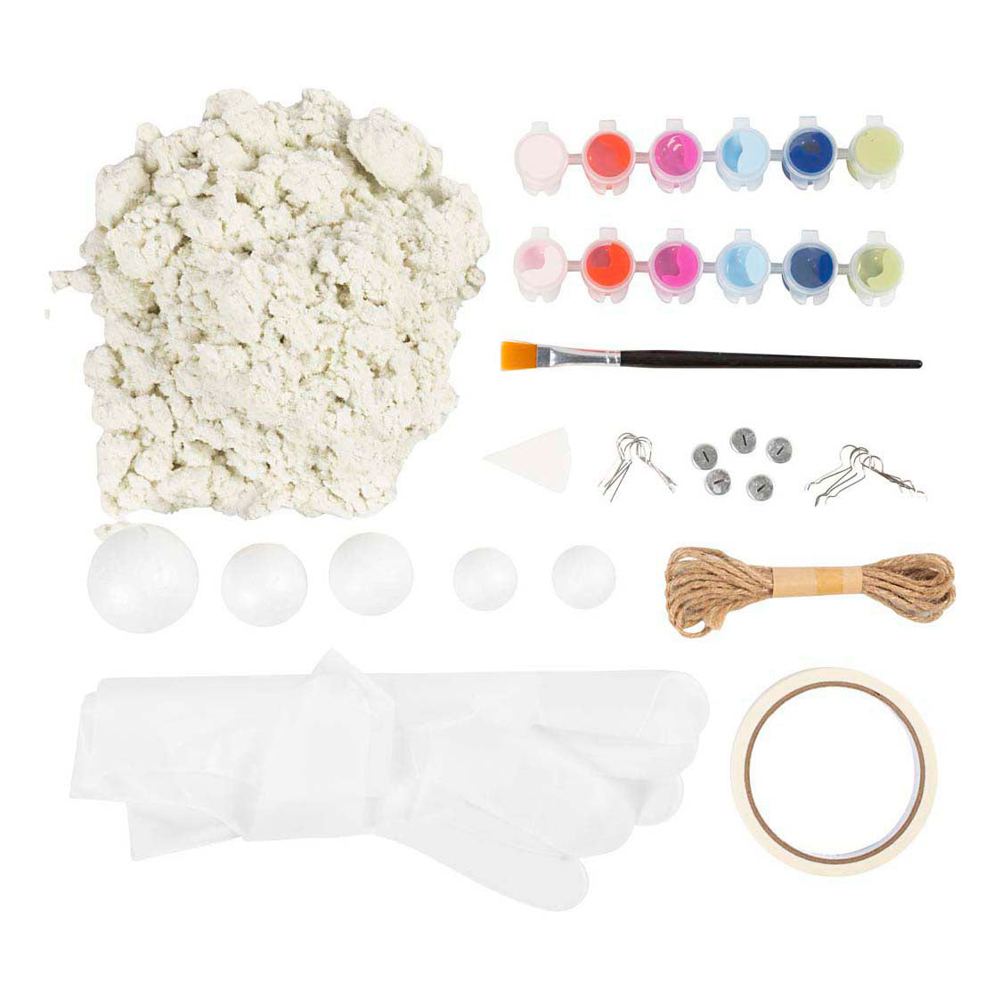 Creativ company – ensemble de loisirs de modélisation, figurines de noël en pâte à papier, différentes couleurs, 1 boîte