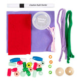 Creativ company mini kit de loisirs créatifs, nains de Noël, différentes couleurs, 1 boîte