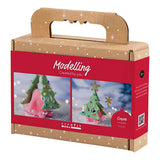 Creativ company mini hobbyset boetseren, kerstboommonster, diverse kleuren, 1 doos