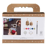 Creativ company mini hobby set decoration, houses, colorful, 1 box