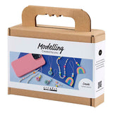 Creativ company mini hobbyset boetseren, mobiele bedel, diverse kleuren, 1 doos