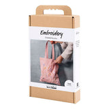 Creativ company hobbyset borduurwerk, draagtas, lichtroze, 1 doos