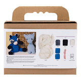 Creativ company hobbyset amigurumi, wasbeer, zwart, blauw, 1 doos