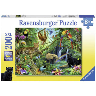 Ravensburger rompecabezas animales en la jungla 200 piezas xxl