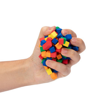 No brand puzzel foam blokken 1 cm zelfklevend