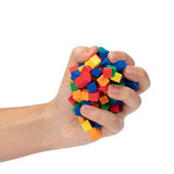 No brand puzzel foam blokken 1 cm zelfklevend