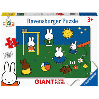 Puzzle podłogowe Ravensburger mega Miffy 24 elementy | 2 szt