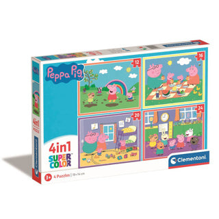 Clemenstoni 4in1 Puzzle Poppa Schwäin