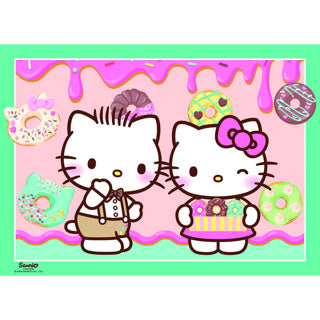 Puzzel hello kitty 4 in 1 100 stukjes