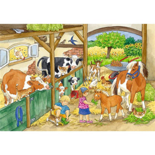 Ravensburger puzzle Happy Farm Life 2x24 pieces
