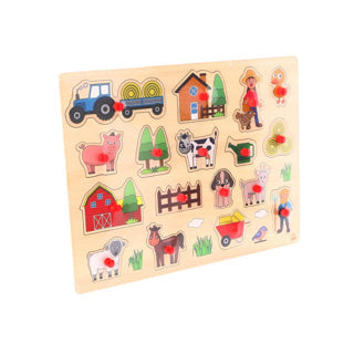 Impudy board Large farm 40 x 30 cm
