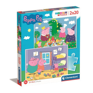 Clementoni Peppa Pig Puzzle 2 x 20 pièces