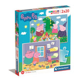 Clementoni Peppa Pig Puzzle 2 x 20 pièces