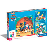 Clementoni puzzle puzzle Super Color Square Paw Patrol, 3x48st.