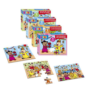 Studio 100 Bumba Jigsaw Puzzle Schéiwen Gebuertsdag, 6st.