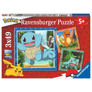 Ravensburger Pokémon: Charmander, Bulbasaur y Squirtle