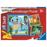 Ravensburger Pokémon: Charmander, Bulbasaur y Squirtle