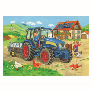 RAVENSBURGER - Sul cantiere e agricoltori 2x12 pezzi di agricoltura