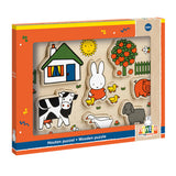 Bambolino Spillsaachen miffy hëlze Puzzle