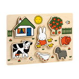 Bambolino Spillsaachen miffy hëlze Puzzle