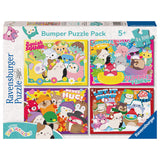 Ravensburger puslespil squishmallows 4 i 1 100 stykker