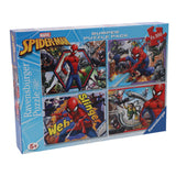 Puzzle spiderman 4 w 1 100 sztuk | 2 szt