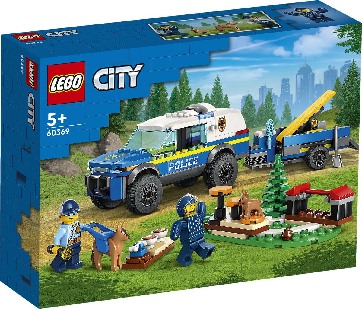 LEGO 60369 Allenamento mobile della città per cani poliziotti