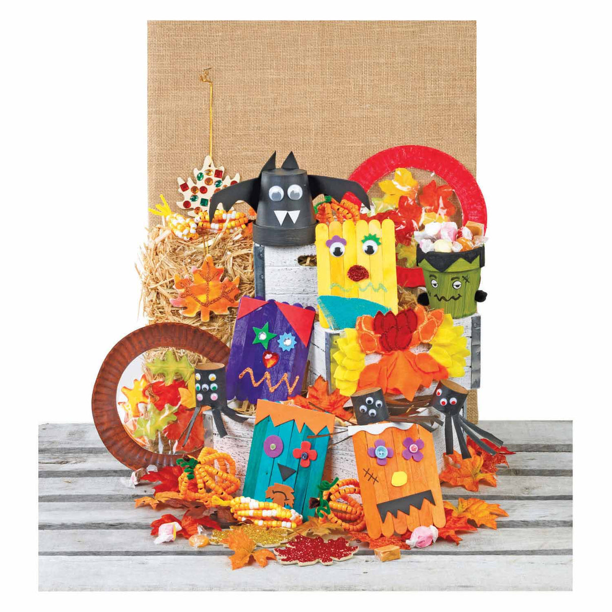 Colorations - Decorate your own flowerpot Papier -Moche, set of 10