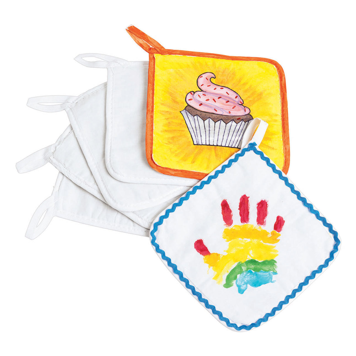 Colorations - Decorate your own potholder, set of 12st.