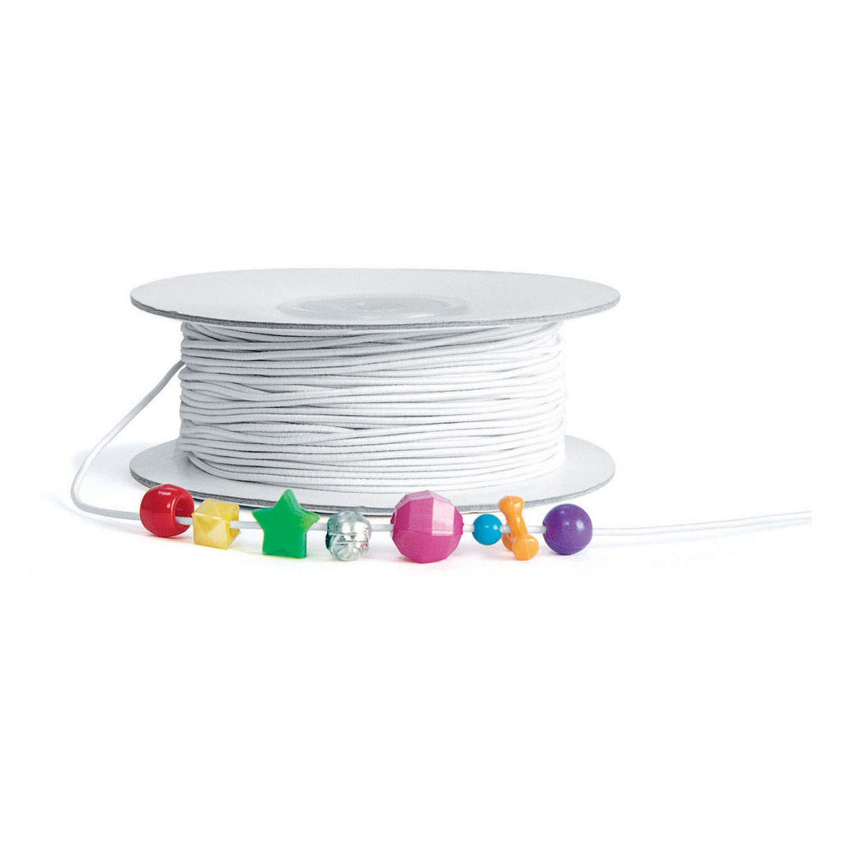 Fargene - Elastisk ledningshvite for perler, 91mtr.