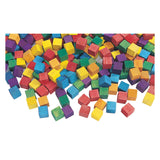 Colorazioni - cubi di cubo in legno colorato, 196st.
