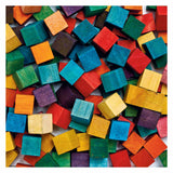 Colorazioni - cubi di cubo in legno colorato, 196st.