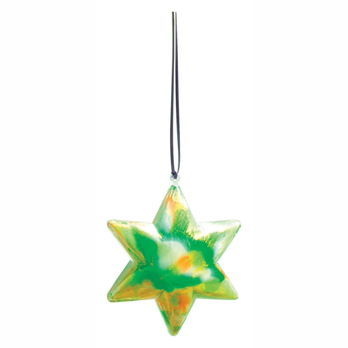 Colorations Decorate Your Own Christmas Star Ornament, Set of 12